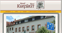 Desktop Screenshot of hotel-kurfuerst-germersheim.de