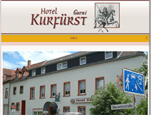 Tablet Screenshot of hotel-kurfuerst-germersheim.de